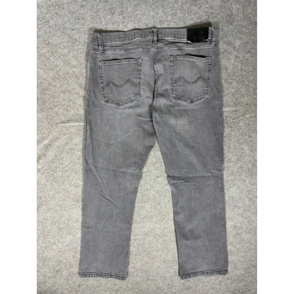 Urban Star Mens Gray Stretch Denim Jeans 38x30‎ Straight Leg 02518231US